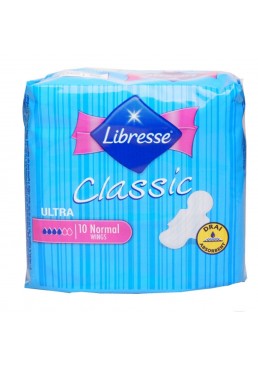 Гигиенические прокладки Libresse Classic Ultra Clip Normal Dry 10 шт 