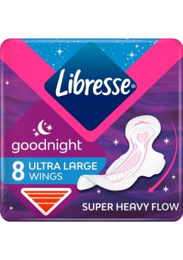 Гигиенические прокладки Libresse Ultra Goodnight Soft, 8 шт 