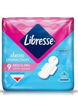 Гигиенические прокладки Libresse Classic Protection Regular+, 9 шт