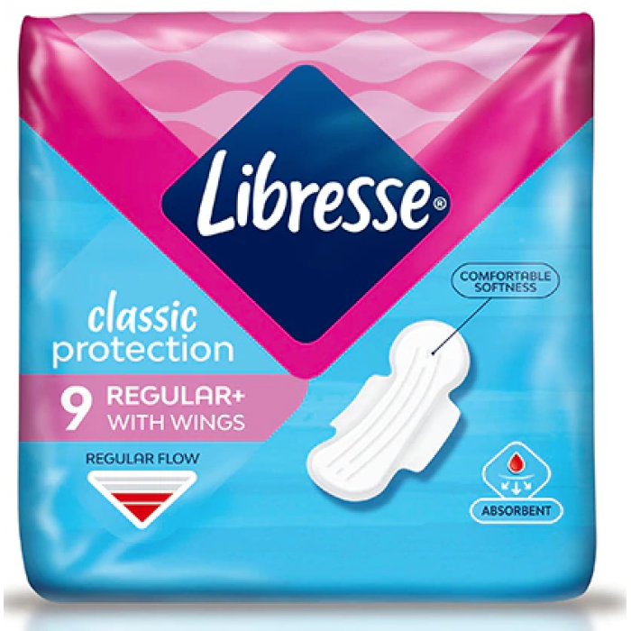 Гигиенические прокладки Libresse Classic Protection Regular+, 9 шт - 