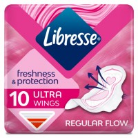 Гигиенические прокладки Libresse Ultra Normal Soft 4 капли, 10 шт