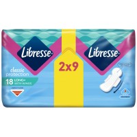 Гігієнічні прокладки Libresse Classic Ultra Clip Super Duo Soft 5 крапель, 18 шт