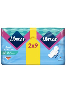 Гигиенические прокладки Libresse Classic Ultra Clip Super Duo Soft 5 капель, 18 шт