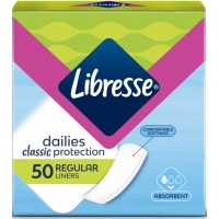 Щоденні гігієнічні прокладки Libresse Pantyliners Classic, 50 шт