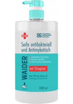 Антибактериальное мыло Waider Противогрибковое для тела и рук, 1 л 