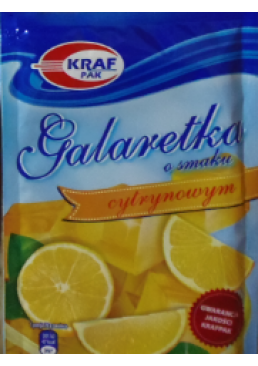 Желе Galaretka Kraf Pak со вкусом лимона, 70 г