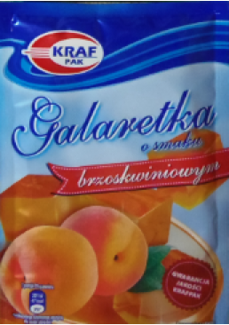 Желе Galaretka Kraf Pak со вкусом абрикоса, 70 г