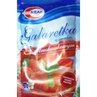 Желе Galaretka Kraf Pak зі смаком полуниці, 70 г