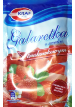 Желе Galaretka Kraf Pak со вкусом клубники, 70 г