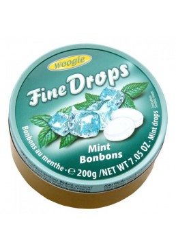 Льодяники FINE DROPS Mint Bonbons М'ята, 200 г