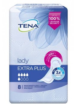 Урологические прокладки Tena Lady Extra Plus InstaDry, 8 шт 