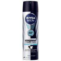 Дезодорант-антиперспирант для мужчин Nivea Невидимая Защита для черного и белого Fresh, 150 мл