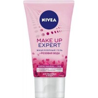 Мицеллярный гель Nivea Make up Еxpert для умывания + розовая вода, 150 мл