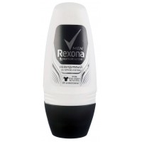 Дезодорант кульковий Rexona Men Невидимий на чорному і білому, 50 мл