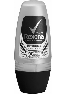 Дезодорант-антиперспірант Rexona Невидимий на чорному і білому, 50 мл