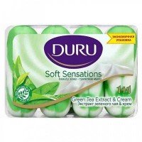 Мыло Duru Soft Sensations Зеленый Чай 4 x 90 г