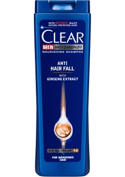 Шампунь Clear проти лупи для чоловіків Проти випадання волосся, 400 мл