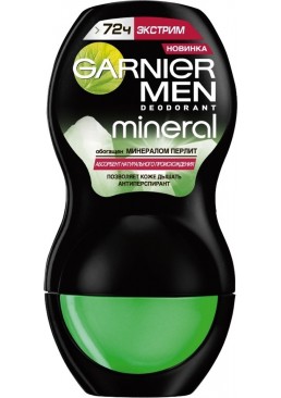 Антиперспирант Garnier Mineral Экстрим роликовый, 50 мл