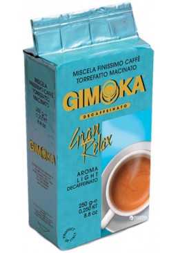 Кофе молотый Gimoka Gran Relax Dec без кофеина, 250 г