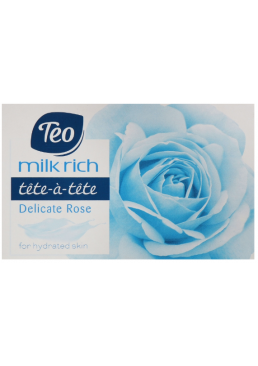 Туалетне мило Teo Tete-a-Tete Milk Rich Soap Delicate Rose, 100 г