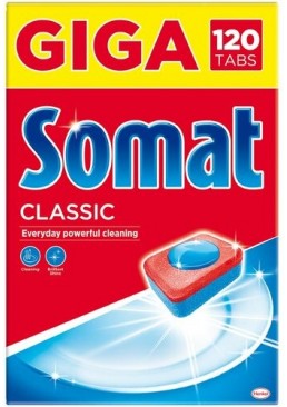 Таблетки для посудомоечной машины Somat Classic, 120 шт