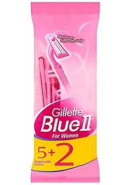 Бритвы одноразовые Gillette Blue II женский, 7 шт 