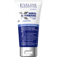 Зволожуючий гель після гоління Eveline Men X-treme Sensitive 6 в 1, 150 мл