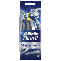 Одноразовые станки для бритья Gillette Blue 2 Maximum, 8 шт
