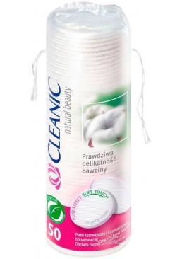 Ватяні диски Cleanic Pure Effect, 50 шт