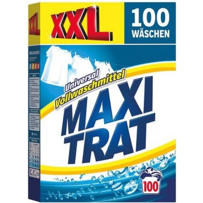 Бесфосфатный стиральный порошок Maxi Trat Универсальный, 6 кг (100 стирок) - 