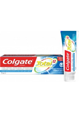 Комплексна зубна паста Colgate Total 12 Професійна Відомий Ефект Антибактеріальне, 75 мл