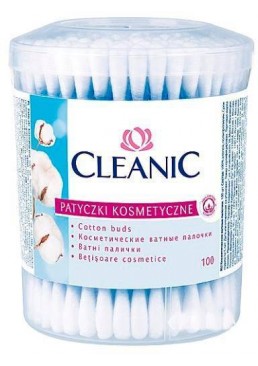 Ватяні палички Cleanic Класик, 100 шт