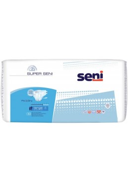 Подгузники для взрослых Seni Super Large L (100-150 см), 30 шт