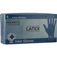Амбулаторні рукавички Inter Globus латексні, неопудрені (розмір XL), 50 шт.