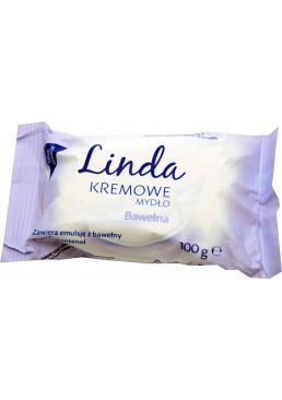Крем-мыло твердое Linda с экстрактом хлопка, 90 г