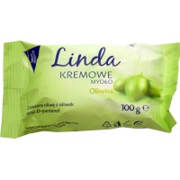Крем-мыло твердое Linda с экстрактом оливки, 100 г