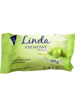 Крем-мило тверде Linda з екстрактом оливки, 100 г