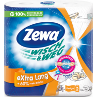 Бумажные полотенца Zewa Wisch Weg Design, 2 рулона