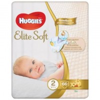 Підгузки Huggies Elite Soft 2 (4-6кг), 66 шт