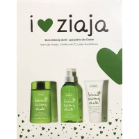 Набор косметики Ziaja Зеленые оливки (крем для лица, тоник для лица, средство для снятия макияжа)