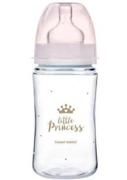 Пляшка з широким отвором Canpol babies EasyStart Royal baby антіколіковая (з 3 місяців), 240 мл
