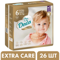 Подгузники Дада Dada Extra Care 6 Extra Large (16+ кг), 26 шт