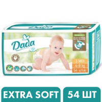 Подгузники Дада Dada Extra Soft 3 Mіdi (4-9 кг), 54 шт