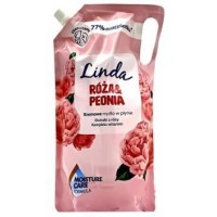 Жидкое мыло Linda Роза и пион (запаска), 1 л