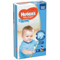 Підгузки для хлопчиків Huggies Ultra Comfort 4 (7 - 16 кг), 66 шт