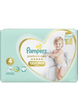 Подгузники трусики Pampers Premium Care Pants Maxi 4 (9-15 кг), 38 шт 