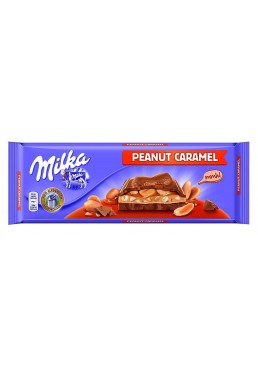 Шоколад Milka Peanut Caramel молочный арахис и карамель 276 г