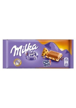 Шоколад молочний Milka Chips Ahoy c шматочками печива 100г