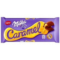 Шоколад молочный Milka Caramel 100г 
