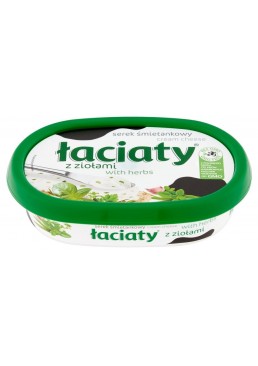 Сыр сливочный Laciaty z ziołami c зеленью, 135 г